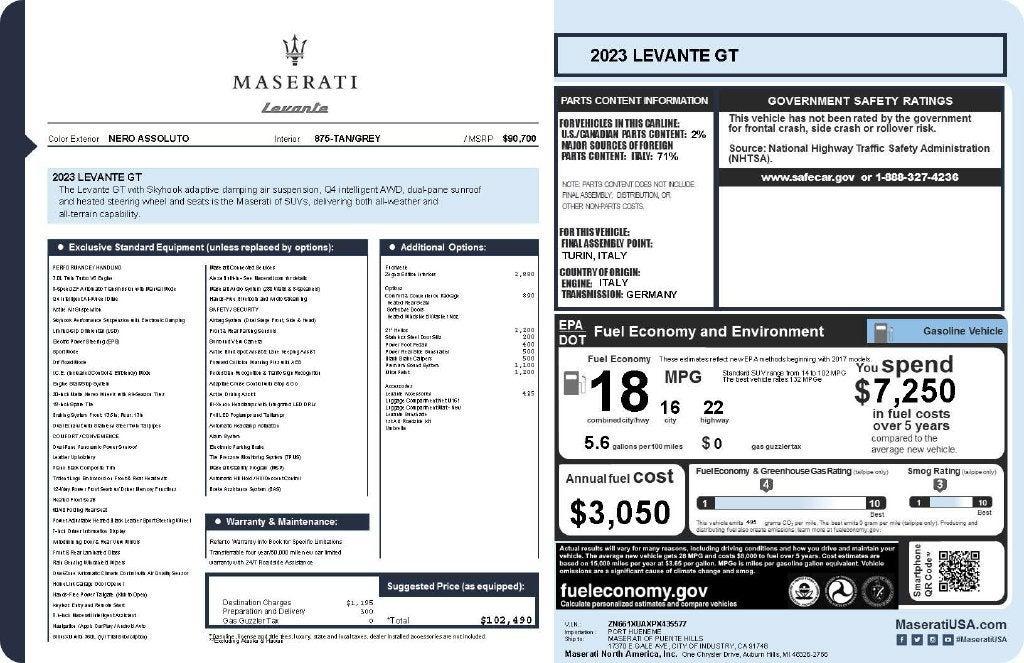 2023 Maserati Levante